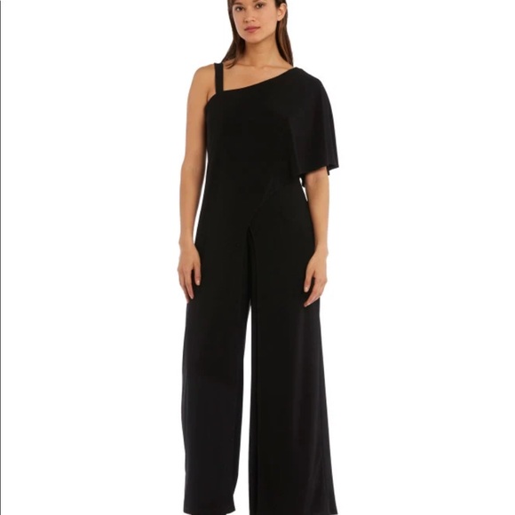 R & M Richards Pants - R & M Richards black Jumpsuit size 14. It fits a L or XL